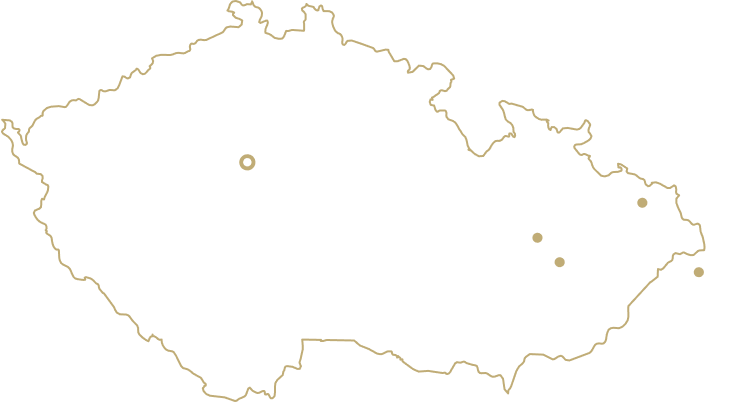 Mapa míst poboček HSP & Partners advokátní kancelář s.r.o.