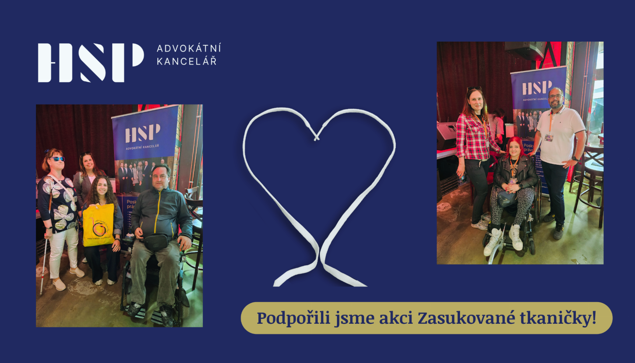 Navázali jsme spolupráci s Trendem vozíčkářů a podpořili akci Zasukované tkaničky